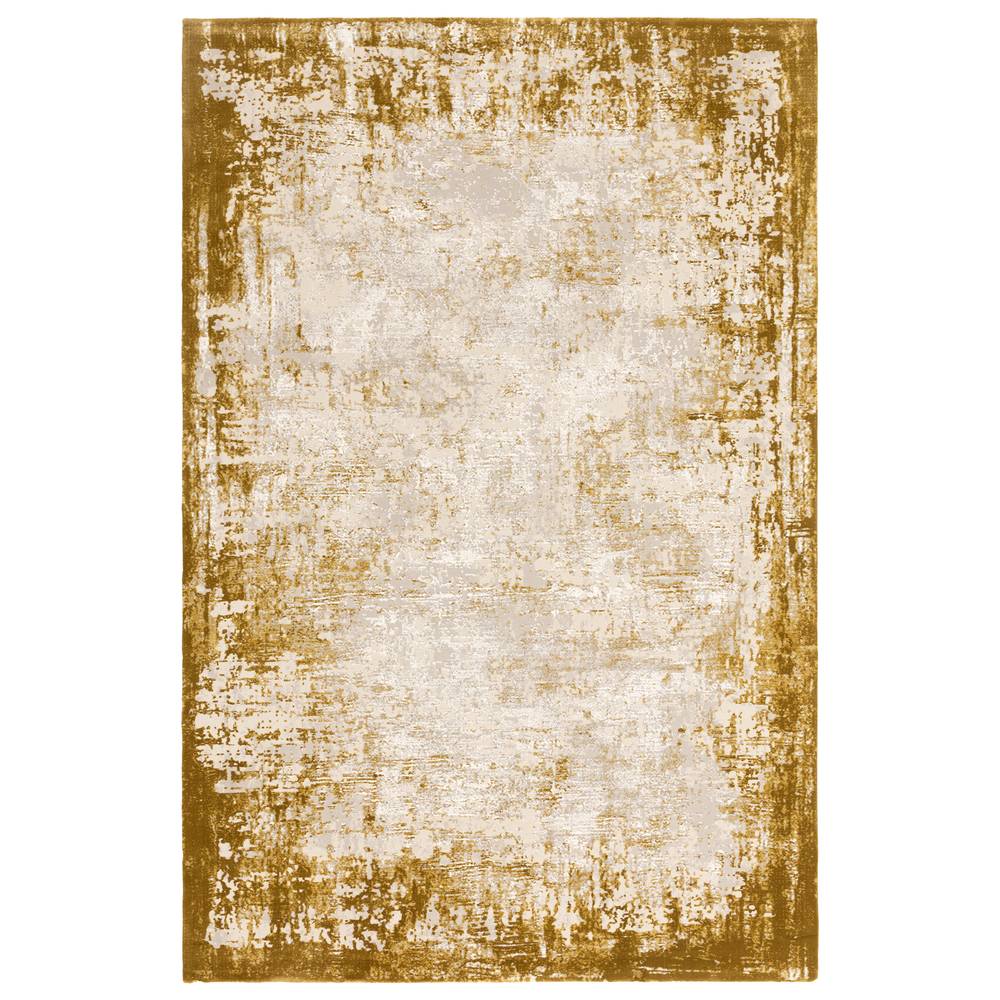 Kuza 200x290cm Border Gold Rug