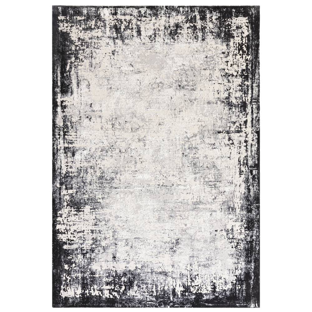 Kuza 240x340cm Border Grey Rug