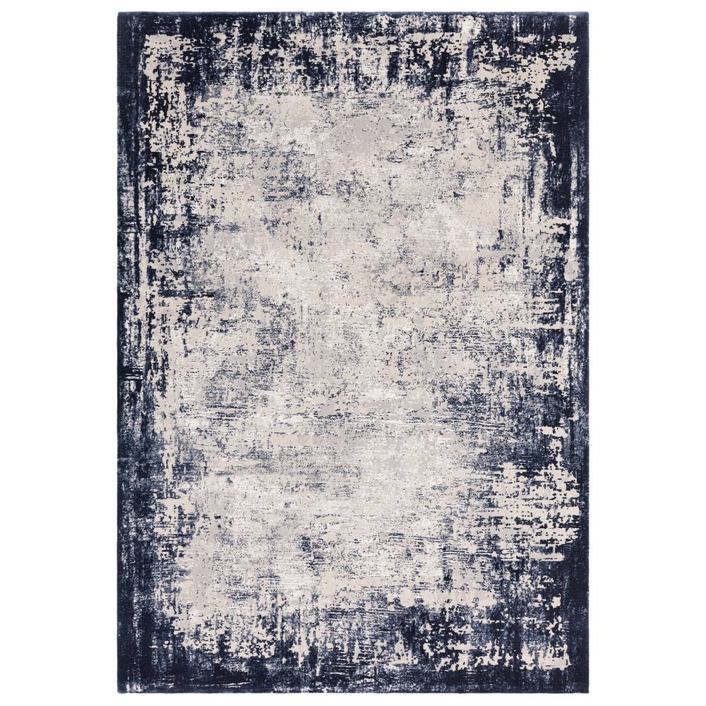 Kuza 240x340cm Border Navy Rug