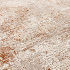 Kuza 080x150cm Border Terracotta Rug
