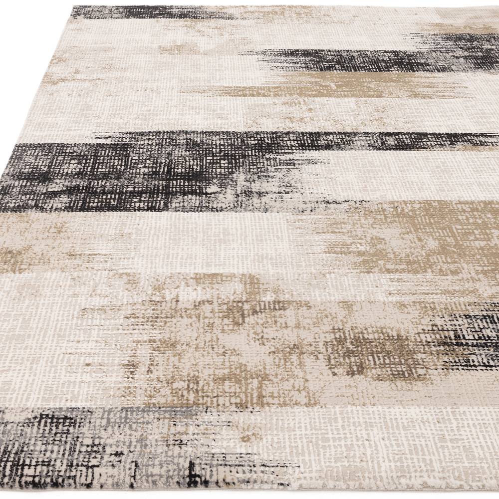 Kuza 200x290cm Lines Beige Rug