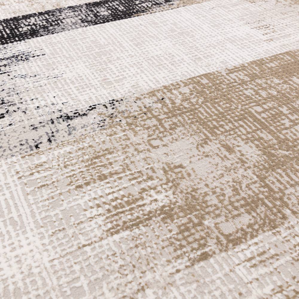 Kuza 200x290cm Lines Beige Rug