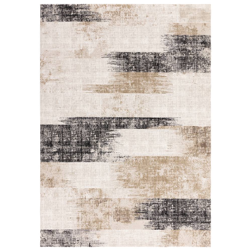 Kuza 080x150cm Lines Beige Rug