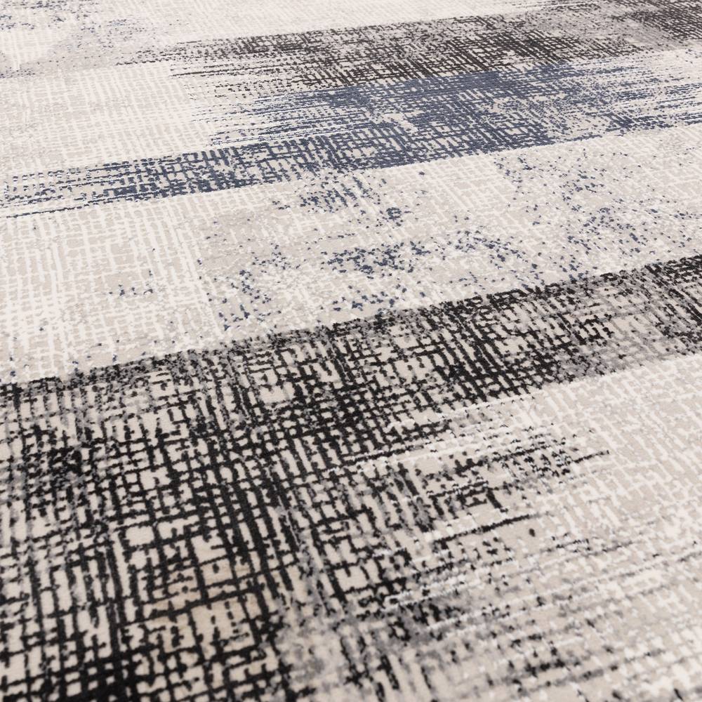 Kuza 200x290cm Lines Blue Rug