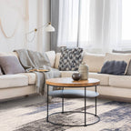 Kuza 200x290cm Lines Blue Rug