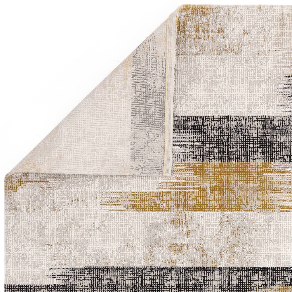 Kuza 120x170cm Lines Gold Rug