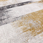 Kuza 120x170cm Lines Gold Rug