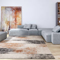 Kuza 080x150cm Lines Terracotta Rug