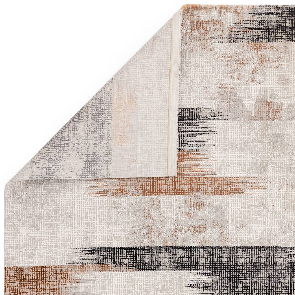 Kuza 200x290cm Lines Terracotta Rug