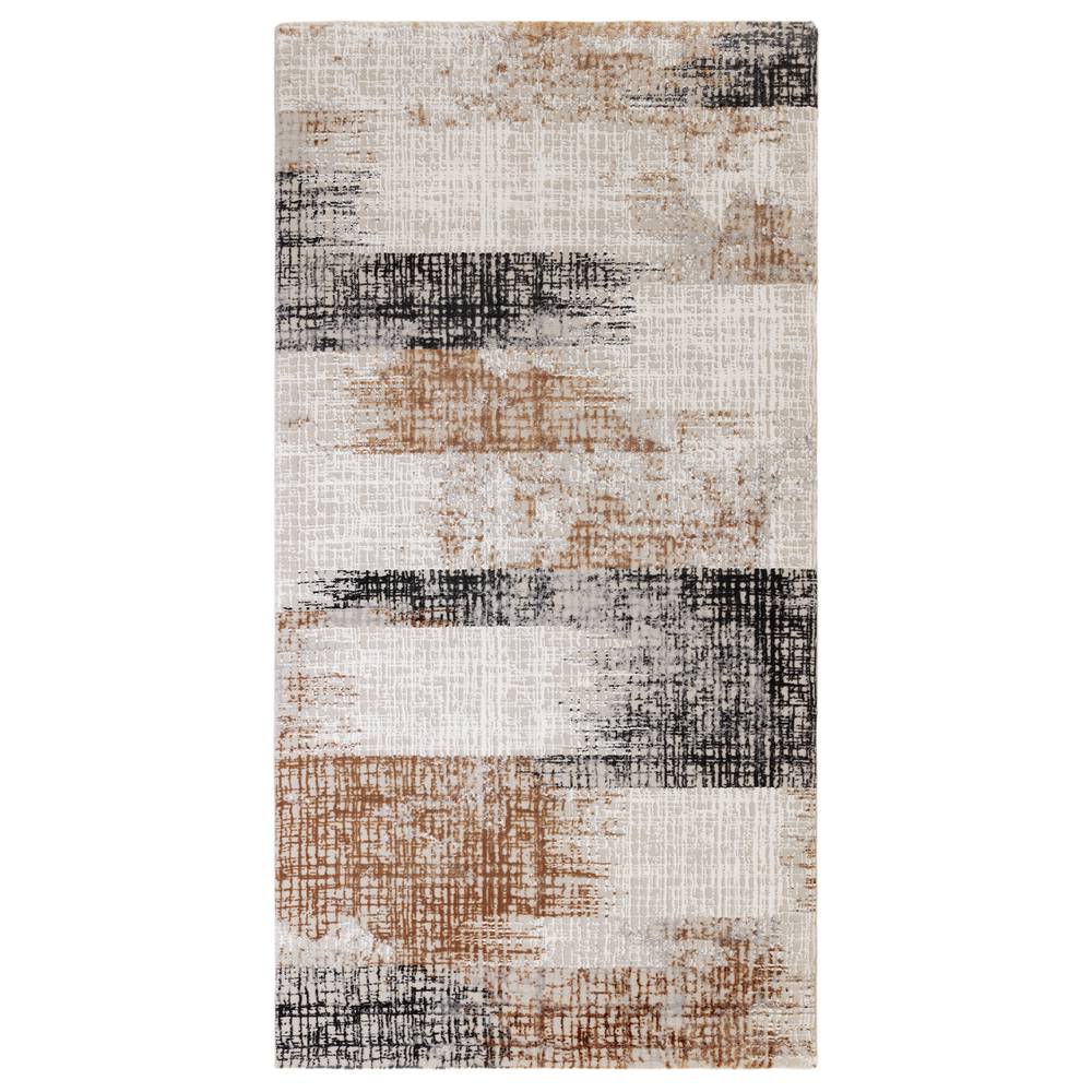 Kuza 120x170cm Lines Terracotta Rug