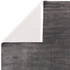 Kuza 080x150cm Plain Stripe Charcoal Rug