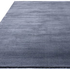 Kuza 200x290cm Plain Stripe Navy Rug