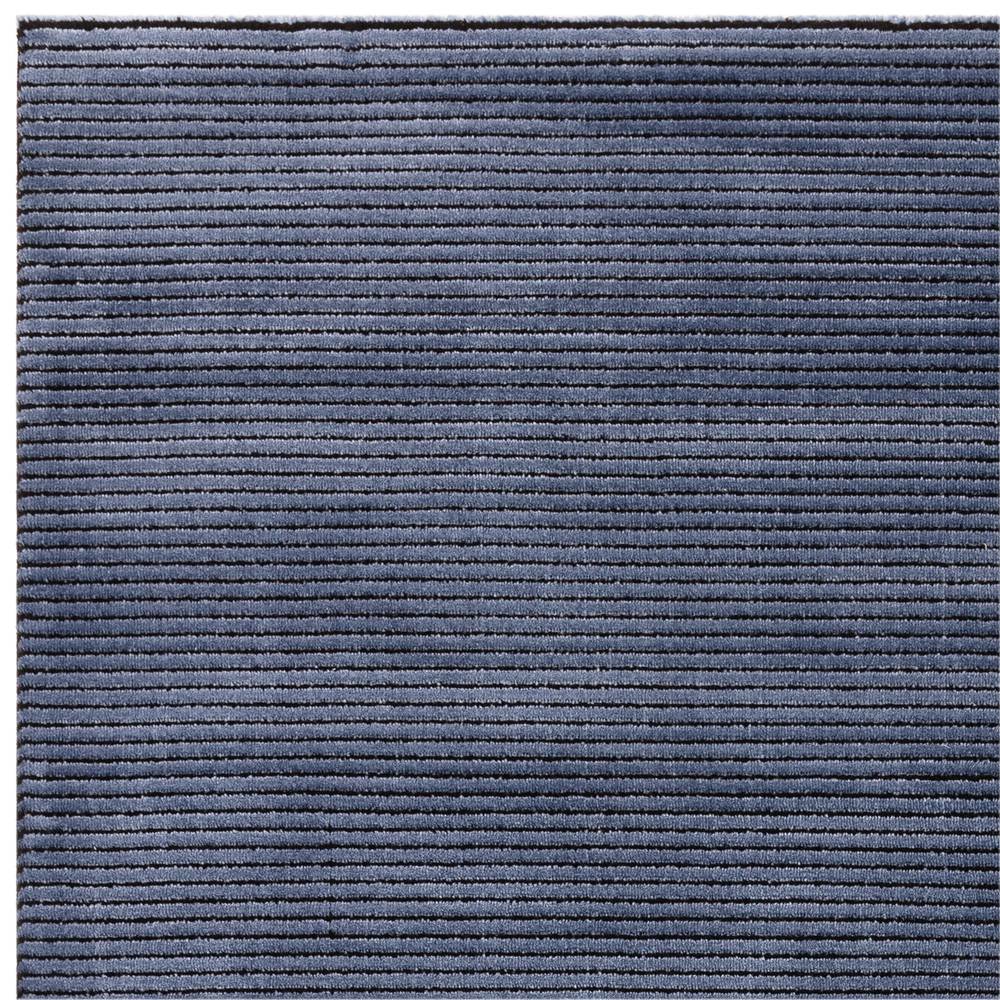 Kuza 200x290cm Plain Stripe Navy Rug