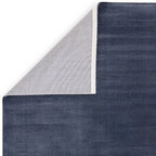 Kuza 120x170cm Plain Stripe Navy Rug