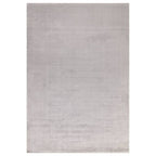Kuza 120x170cm Plain Stripe Silver Rug