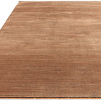Kuza 200x290cm Plain Stripe Terracotta Rug