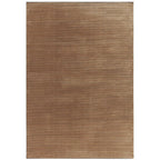 Kuza 080x150cm Plain Stripe Terracotta Rug
