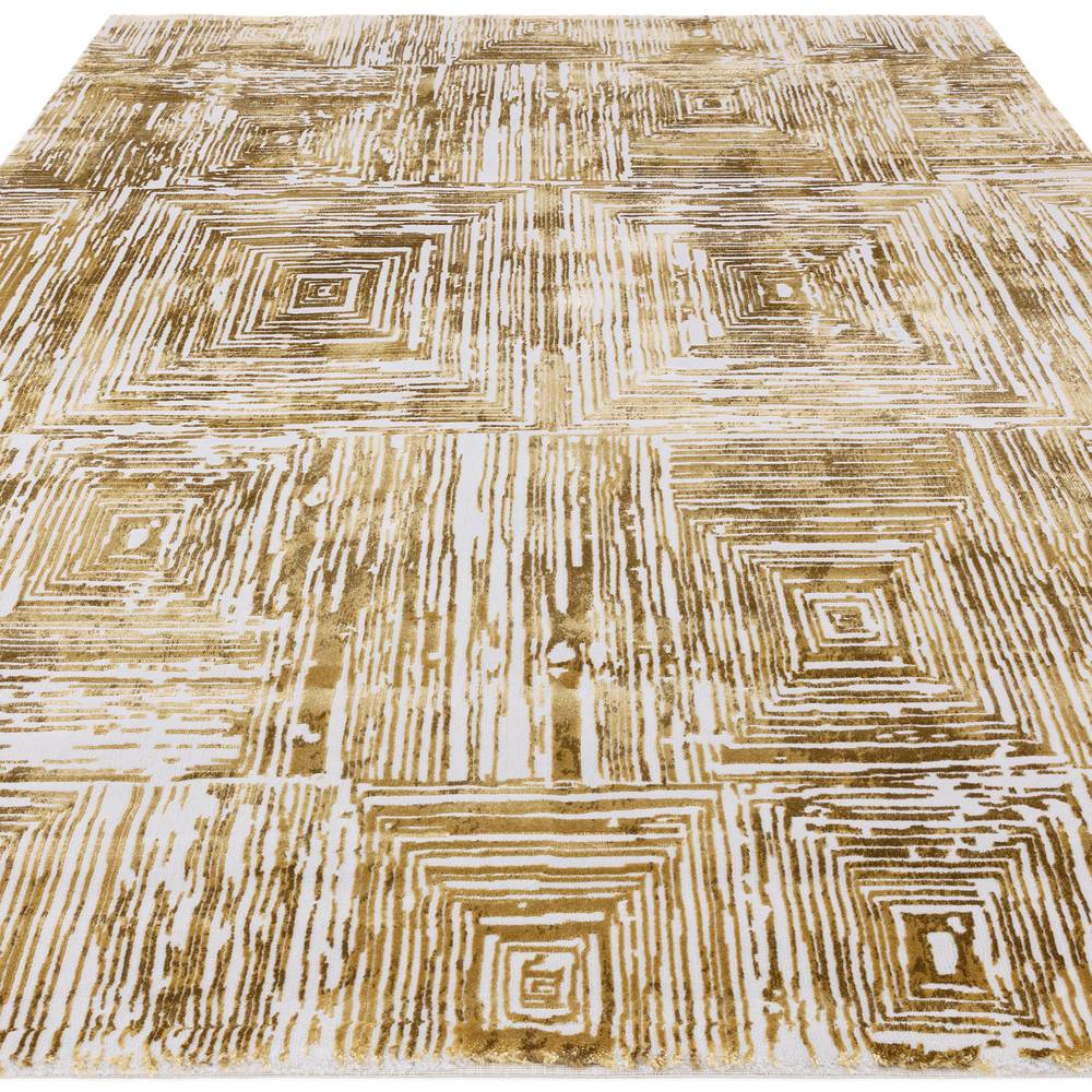 Kuza 200x290cm Portrait Gold Rug