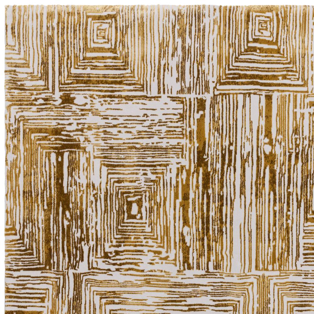 Kuza 160x230cm Portrait Gold Rug