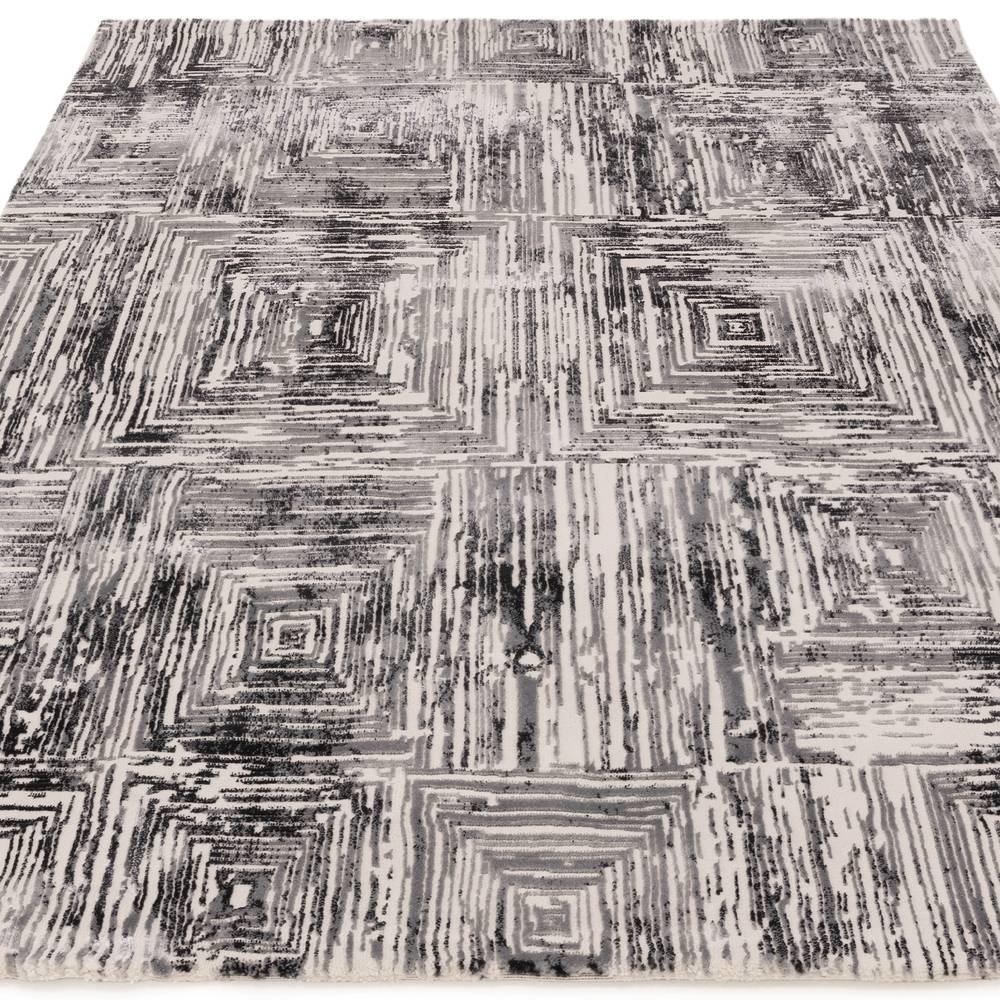 Kuza 120x170cm Portrait Grey Rug