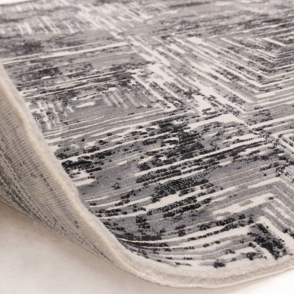 Kuza 200x290cm Portrait Grey Rug