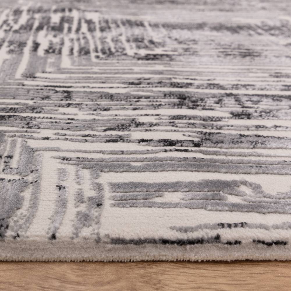 Kuza 200x290cm Portrait Grey Rug