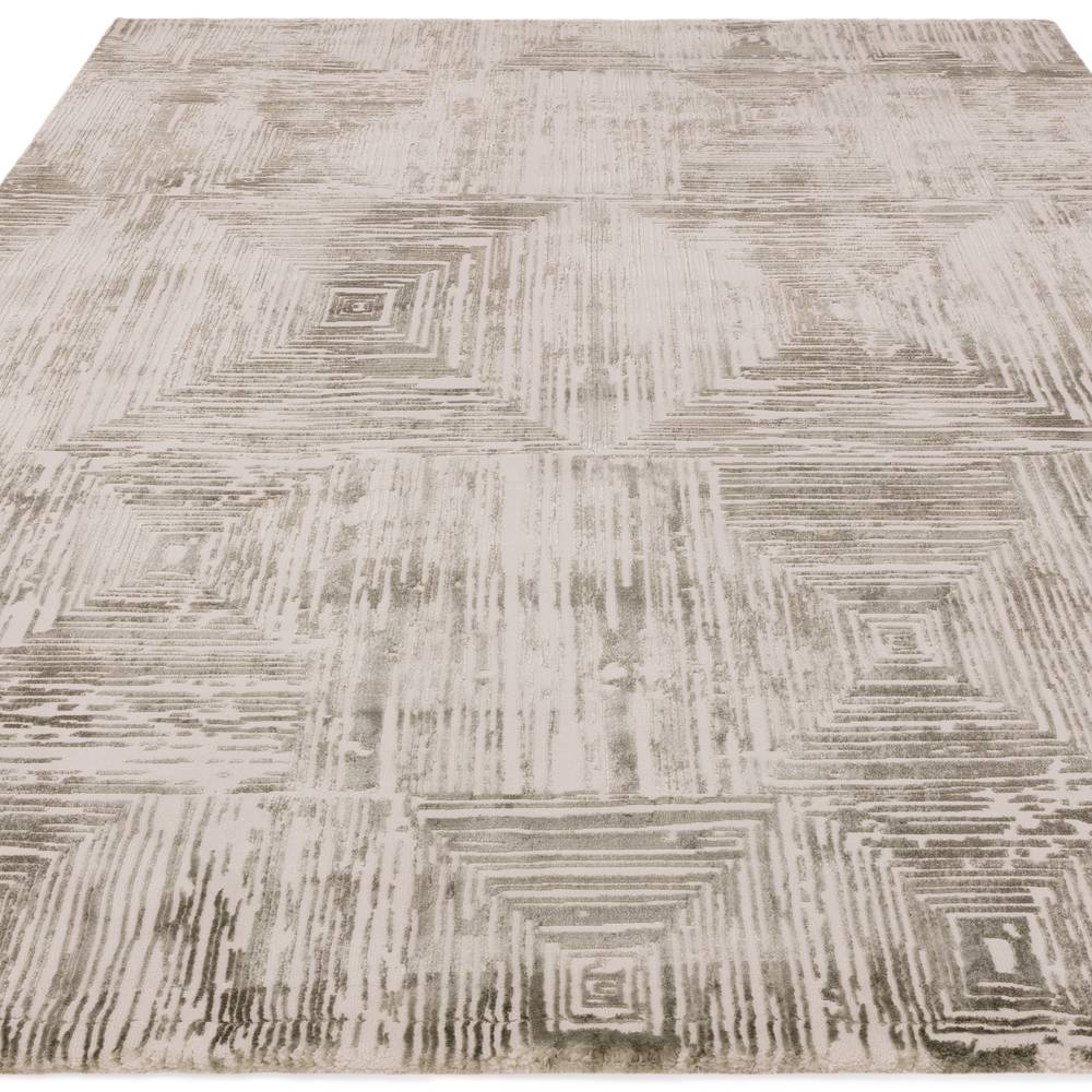 Kuza 120x170cm Portrait Khaki Rug