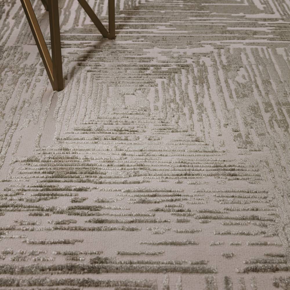 Kuza 120x170cm Portrait Khaki Rug