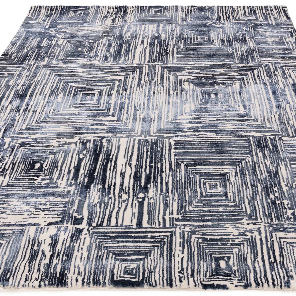 Kuza 160x230cm Portrait Navy Rug