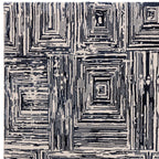 Kuza 160x230cm Portrait Navy Rug
