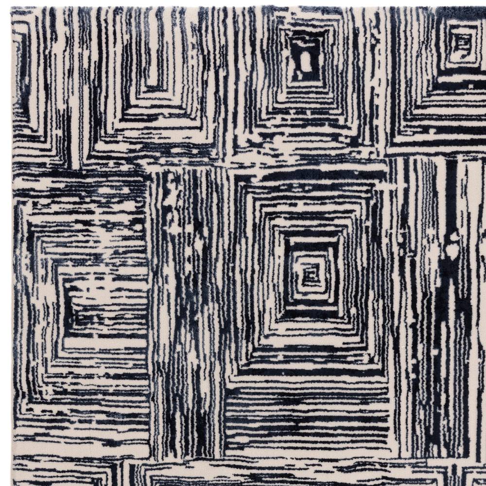 Kuza 160x230cm Portrait Navy Rug