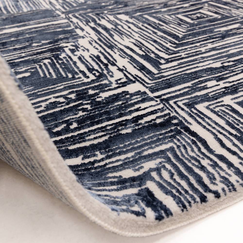 Kuza 160x230cm Portrait Navy Rug