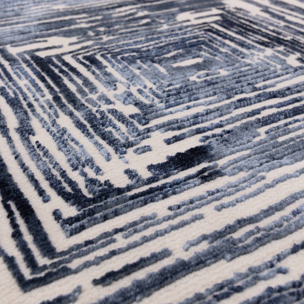 Kuza 080x150cm Portrait Navy Rug
