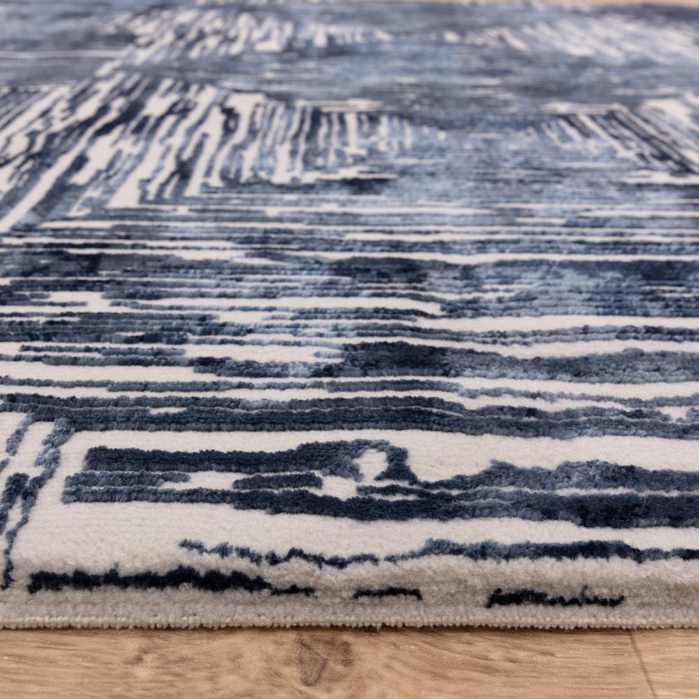 Kuza 200x290cm Portrait Navy Rug