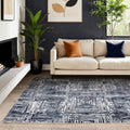 Kuza 200x290cm Portrait Navy Rug