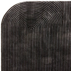 Kuza 200x290cm Shape Black / Charcoal Rug