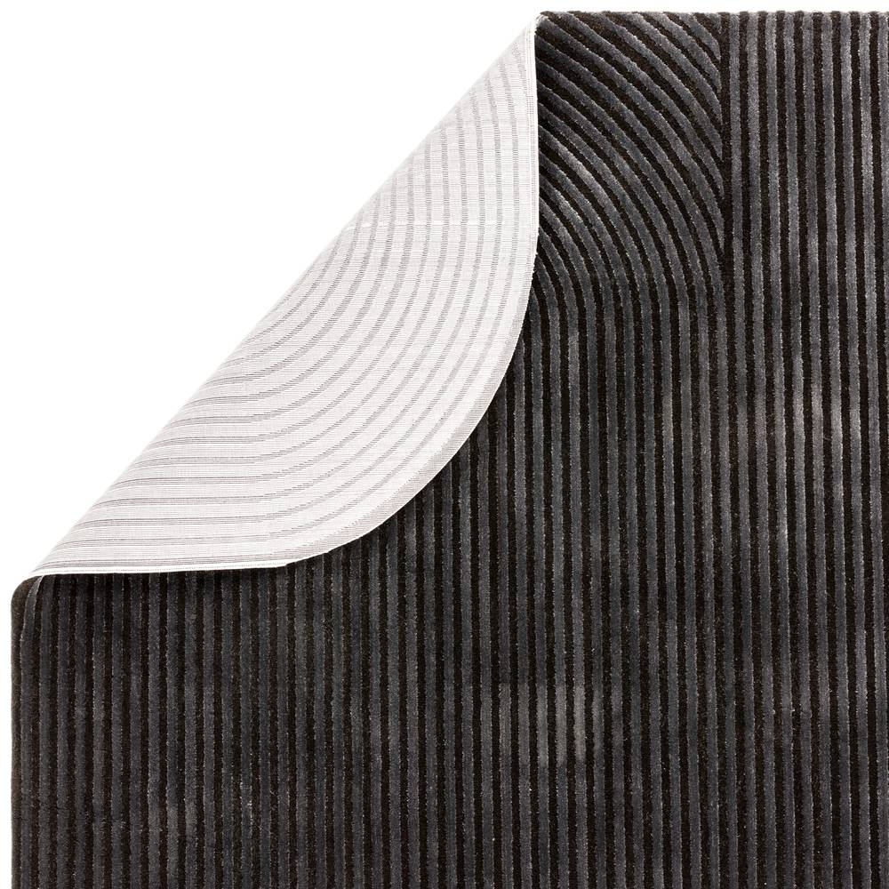 Kuza 160x230cm Shape Black / Charcoal Rug