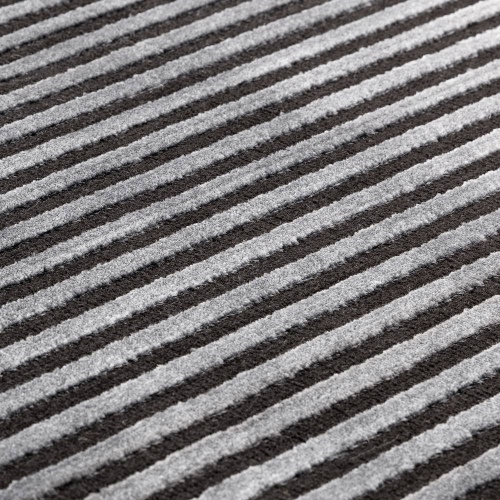 Kuza 160x230cm Shape Black / Charcoal Rug