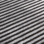 Kuza 200x290cm Shape Black / Charcoal Rug