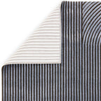 Kuza 160x230cm Shape Black / Navy Rug