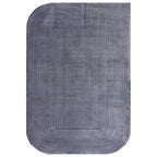 Kuza 160x230cm Shape Black / Navy Rug