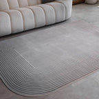 Kuza 160x230cm Shape Silver / Grey Rug