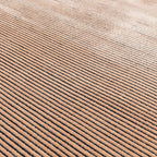 Kuza 120x170cm Plain Stripe Terracotta Rug