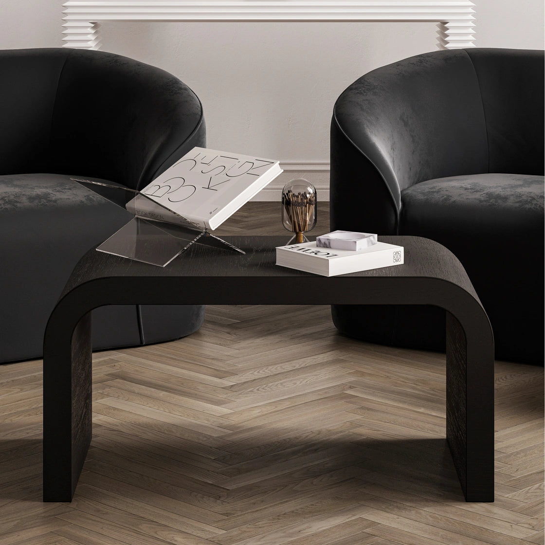 Lake Black Coffee Table, supplier view 1