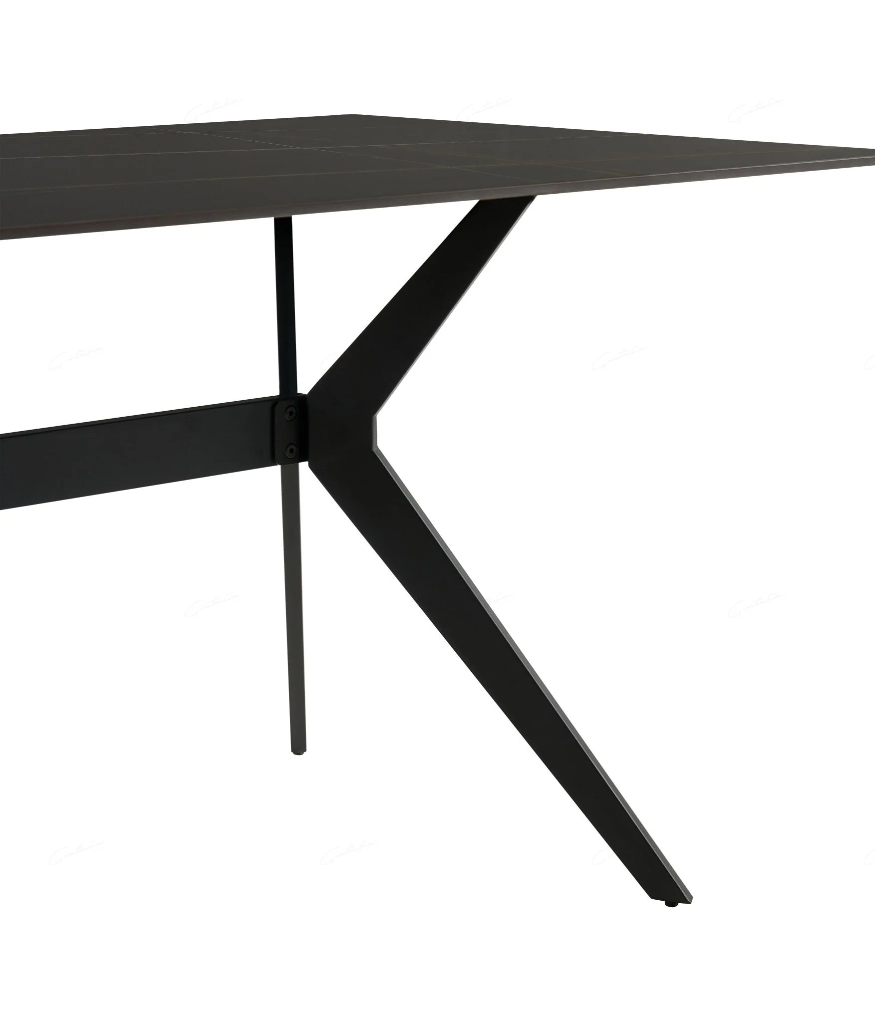Livia Dining Table Black Sintered Stone