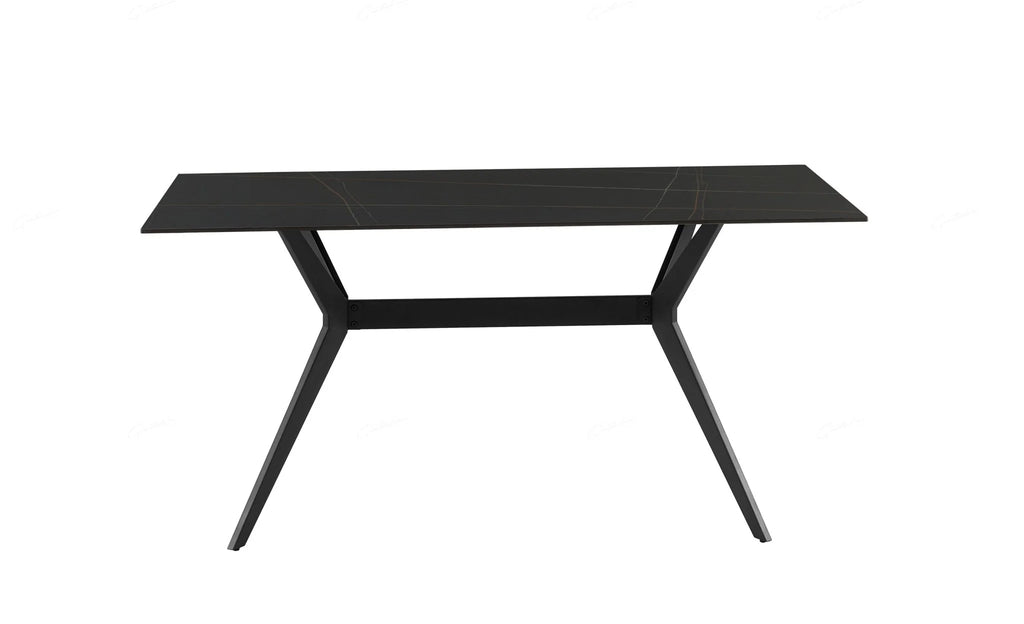 Livia Dining Table Black Sintered Stone