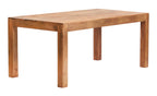 Dockland Light Mango 6 FT Dining Set with Wooden Chairs