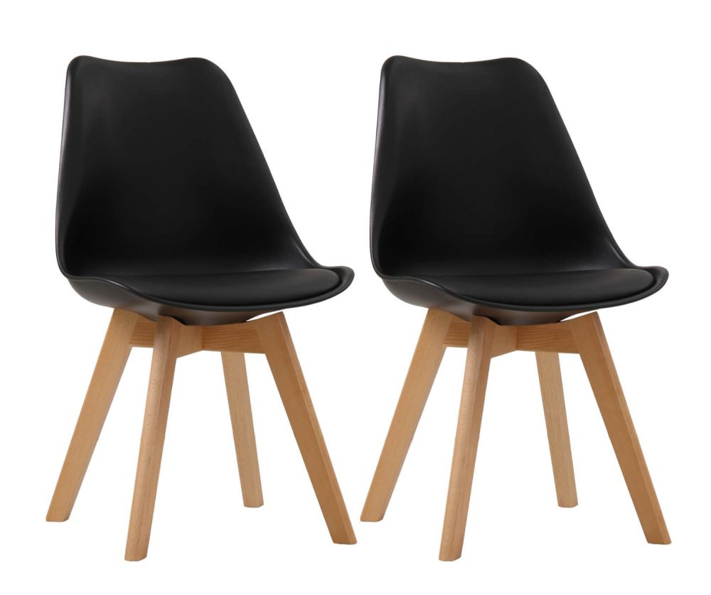 Louvre Chair Black (Pack of 2)