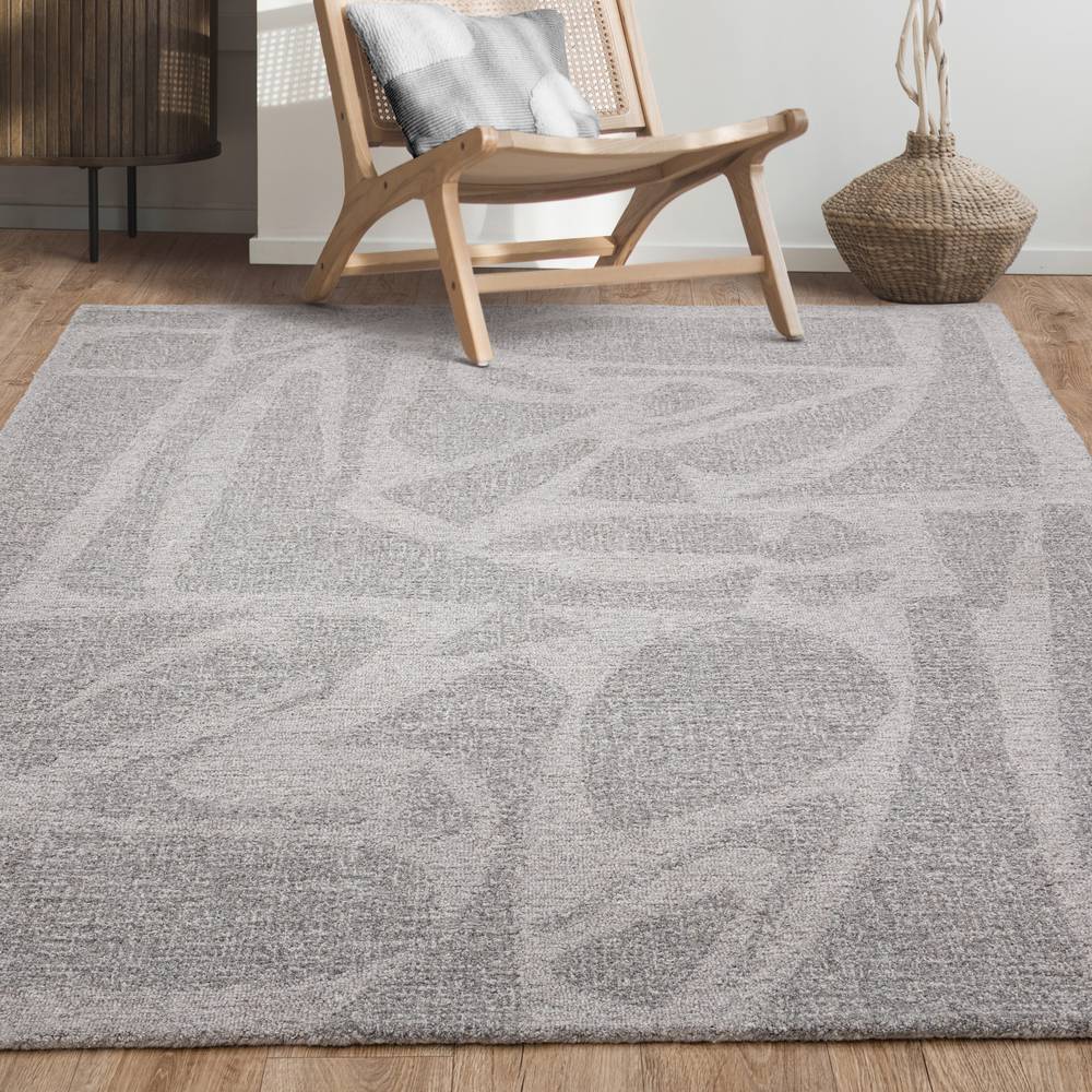 Loxley  120x170cm Stone Grey Rug