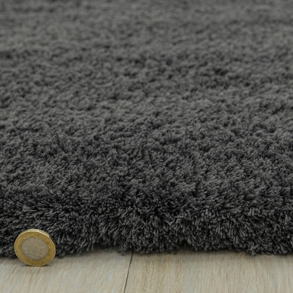 Lulu Soft Touch Rug 200x290cm Charcoal Rug